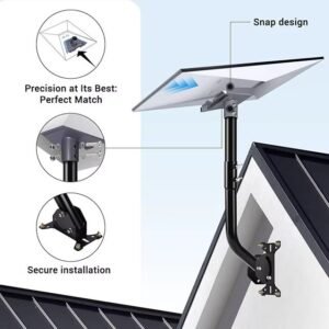 Roof bracket - KIT DE MONTAGEM AJUSTÁVEL STRALINK GEN 3 - PARA TELHADO E PAREDE