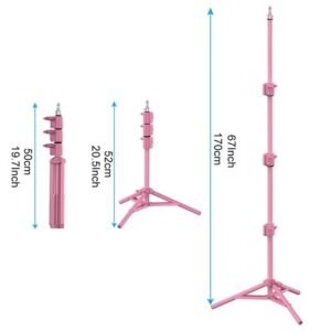Children's tripod stands in pink - POLAROID COM TRIPÉ